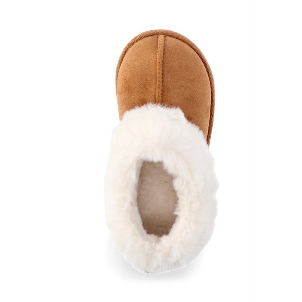 NEW FAUX FUR TRIM SLIPPER-SIZE 5/6 - Picture 10 of 10